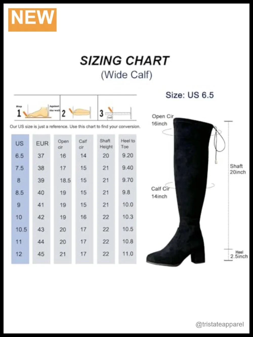 Wide Calf Over Knee Suede Tall Boots Chunky Block Heel Side Zipper